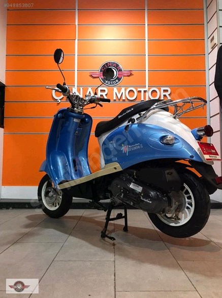 Motolux Efsane 50 2021 Model Sıfır Kilometre Senetle Motosiklet Mavi 5