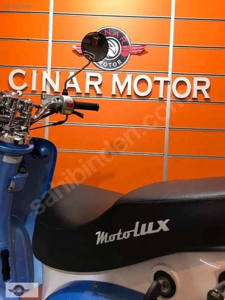 Motolux Efsane 50 2021 Model Sıfır Kilometre Senetle Motosiklet Mavi 7