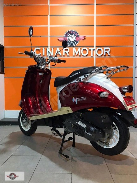Motolux Efsane 50 2021 Model Sıfır Kilometre Senetle Motosiklet Kırmızı 17