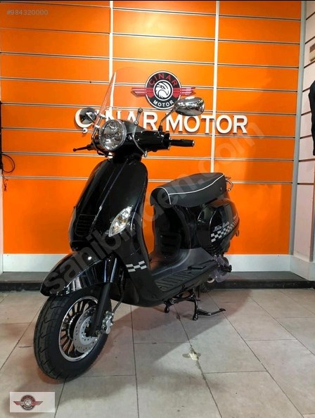 RMG Moto Gusto Diva 50 2021 Model Sıfır Kilometre Senetle Motosiklet Siyah 1