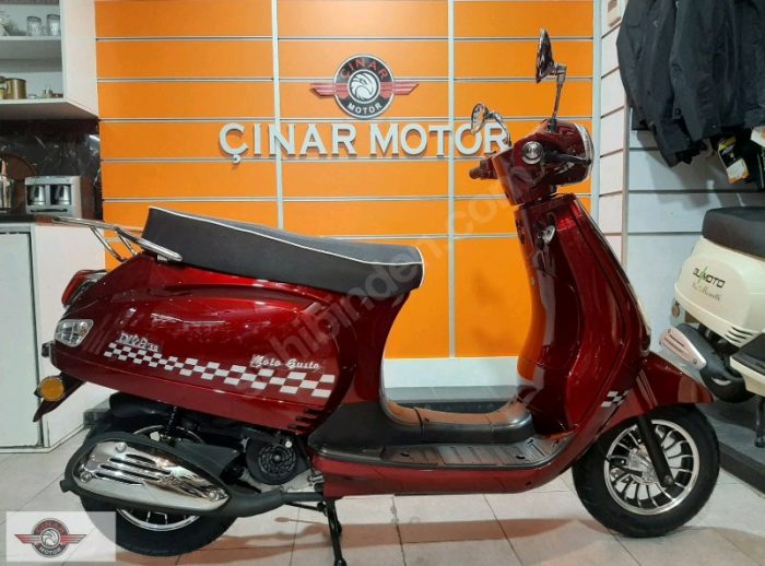 RMG Moto Gusto Diva 50 2021 Model Sıfır Kilometre Senetle Motosiklet Kırmızı 1