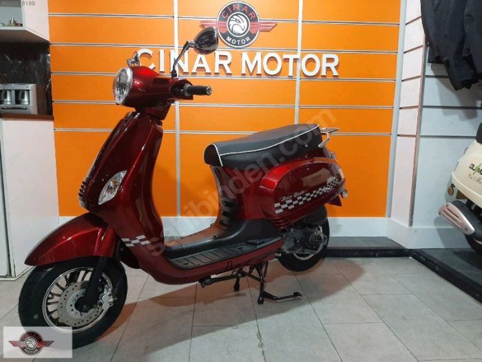 RMG Moto Gusto Diva 50 2021 Model Sıfır Kilometre Senetle Motosiklet Kırmızı 3